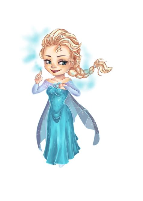 Chibi Elsa By Estelmistt On Deviantart Chibi Elsa Disney Elsa