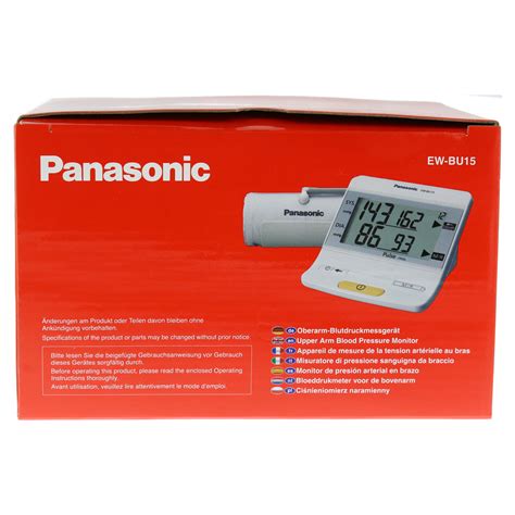 Panasonic Ewbu15 Oberarm Blutdruckmesser 1 Stück Online Bestellen