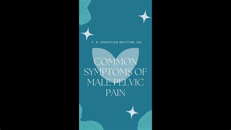 Common Symptoms Of Male Pelvic Pain Dr Christian Reutter Youtube
