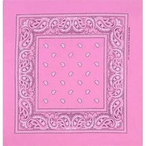 Light Pink Bandana 22 Paisley Cotton 12 Pack 1914d
