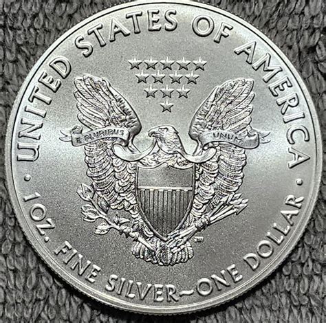 2021 1 Oz American Silver Eagle Coin Bu Type 1 Ebay