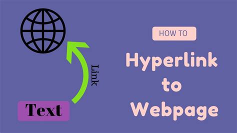 How To Create Hyperlink Link To Webpages From Text Youtube