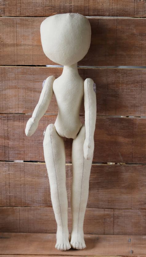 Blank Doll Body 125 In Cloth Doll Body Rag Doll Etsy