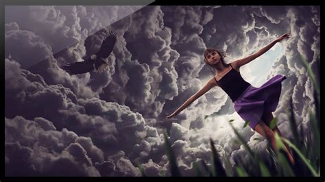 Photoshop Compositing Tutorial Create A Fantasy Landscape Youtube