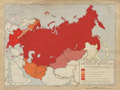 2 USSR Territorial Expansion 1939 1951 By Kuusinen Deviantart On