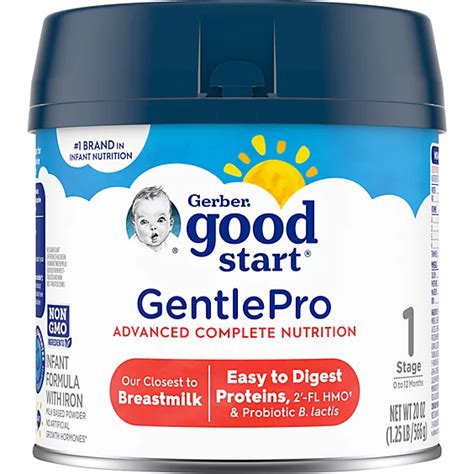 Gerber Good Start Gentle Pro Non Gmo Powder Infant Formula Canister