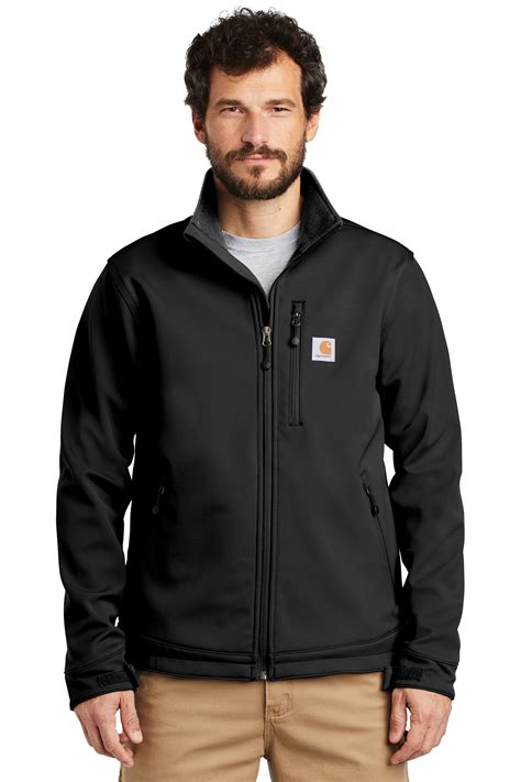 Carhartt Embroidered Mens Crowley Soft Shell Jacket Queensboro