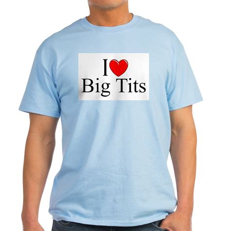 I Love Big Tits Mens Value T Shirt I Love Heart Big Tits Light T