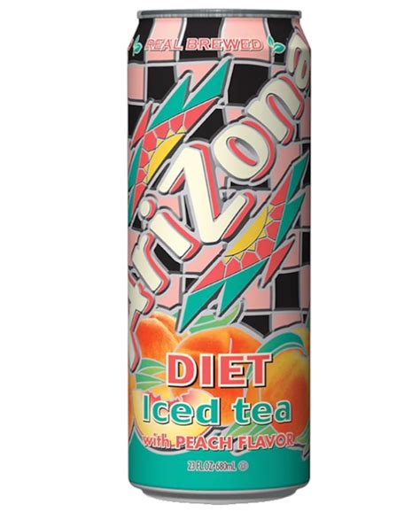 Arizona Diet Iced Tea Peach 680 Ml Candy Store