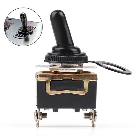 5 Sets Heavy Duty Toggle Flick Switch 12v Onoff Spst Car Truck Boat
