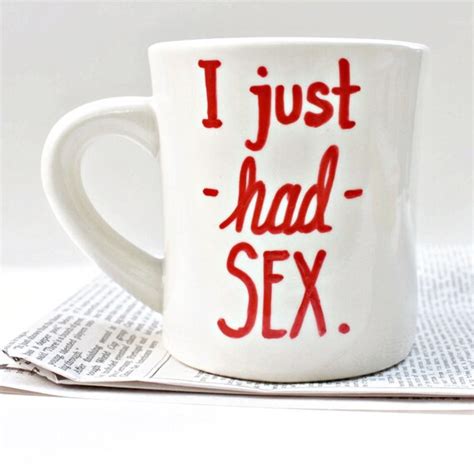 Funny Mug Coffee Cup Tea Cup Diner Mug Red White Sex