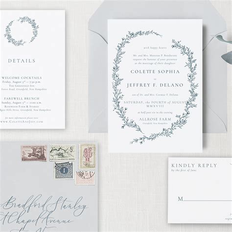 The Florence Wedding Invitation Suite — Red Clay Paper