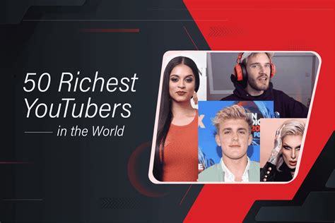50 Richest Youtubers In The World 2023 Moneymint