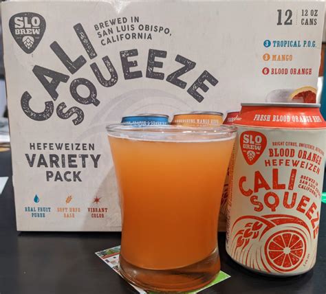 Blood Orange Cali Squeeze Beer Review Gay Central Valley