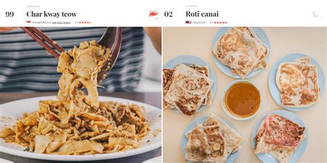 Spore Not In Top 50 Best Street Foods List Msia Second For Roti Canai