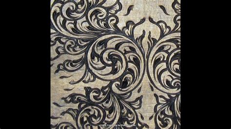 English Scroll Engraving Patterns