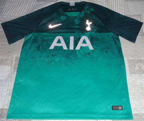 Tottenham Hotspur Terceira Camisa De Futebol 2018 2019 Sponsored By Aia
