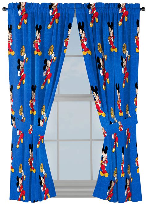 Mickey Mouse Bedroom Curtains Curtains And Drapes