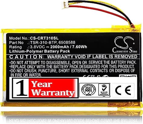 Bcxy Tsr 310 Btp Battery Replacement For Tsr 310 Tsr 310