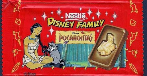Nestlé Disney Chocolate Bars With The White Chocolate Character In The