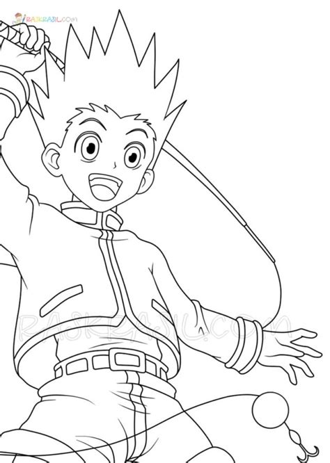 Desenhos Do Hunter X Hunter Para Colorir Imagens Impress O Gr Tis