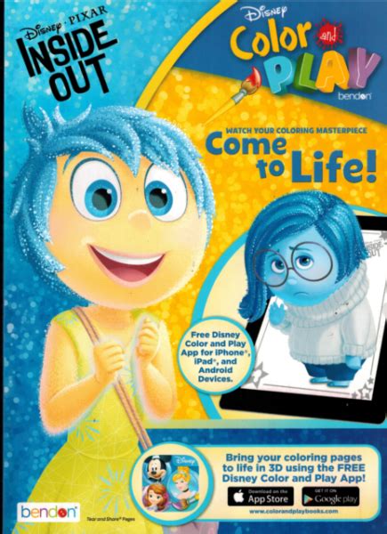 Disney Inside Out Color And Play Activity Book 2015 Bendon Download 3d