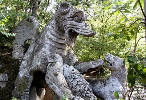 El Parque De Los Monstruos La Pesadilla Hecha Piedra En Bomarzo