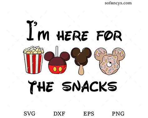 Disney Snack Goals Svg Disney Svg Squad Goals Disney Svg Png File Instant Download Disney