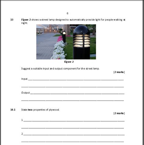 Gcse Design And Technology 9 1 Practice Exam Papers Written In The