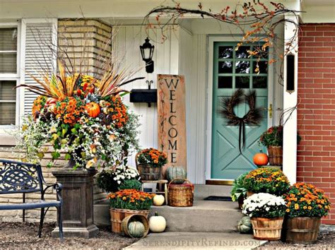 10 Beautiful Fall Porches Fall Decorations Porch Front Porch