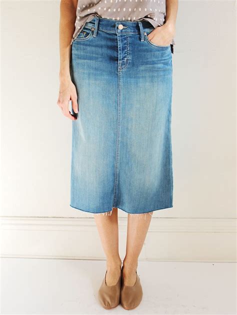Mother Denim The Easy A Skirt Welcome To Paradise Mother Denim Skirts Denim