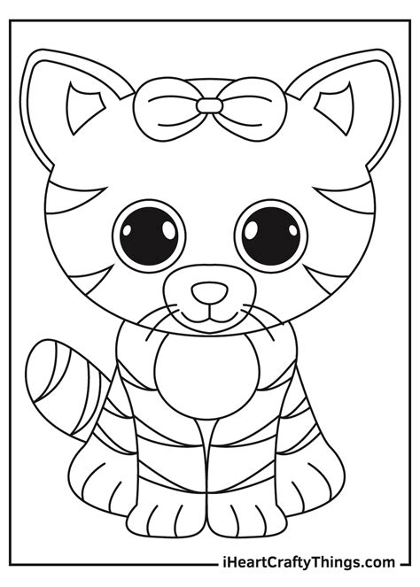 Beanie Boos Coloring Pages Updated 2021
