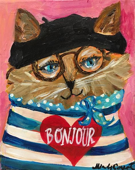 Picasso Cat Original Painting