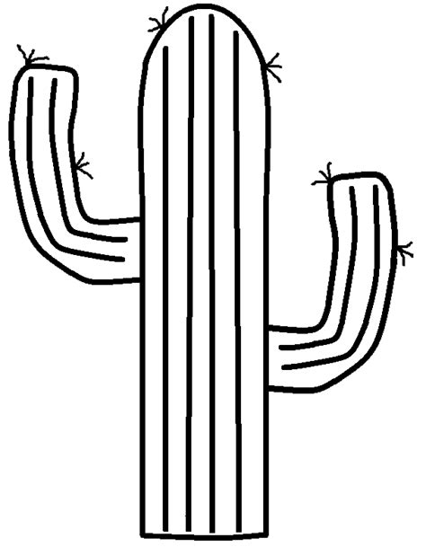 Printable Cactus Outline
