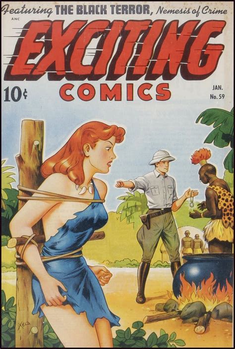 Exciting Comics Vintage Comic Books Vintage Comics Classic
