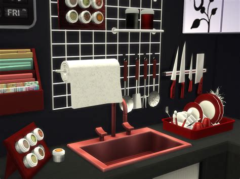 Sims 4 Ccs The Best Altea Kitchen Clutter Part 2 By Pqsim4