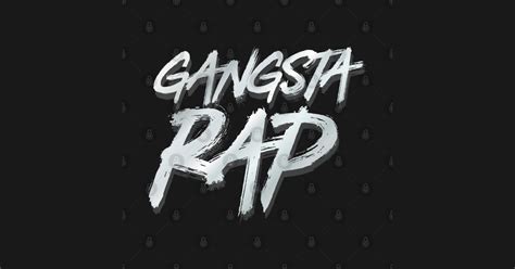 Gangsta Rap Rapper Sticker Teepublic