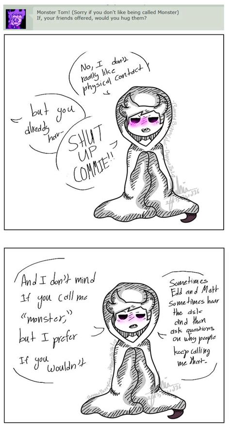 Ask Monster Tom And The Eddsworld Gang 11 By Bannaberrycake On Deviantart