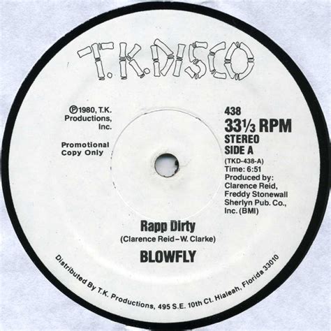 Blowfly Rapp Dirty Blowflys Rapp 1980 Vinyl Discogs