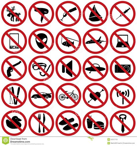 Restriction, a term in medieval supposition theory. Restriction Sign Set Stock Photos - Image: 37377713
