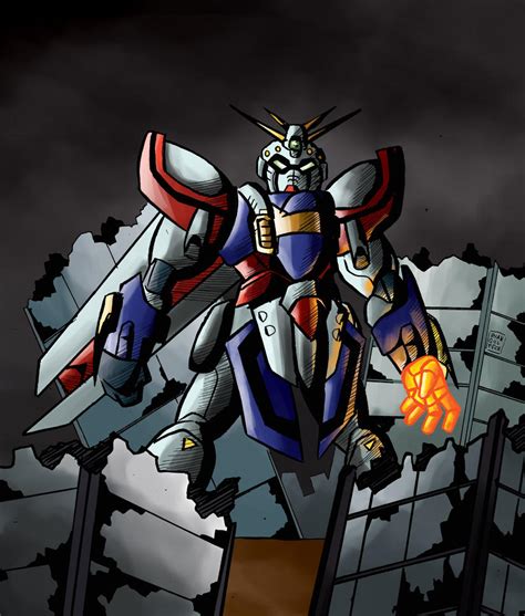Burning Gundam By Megaryan104 On Deviantart