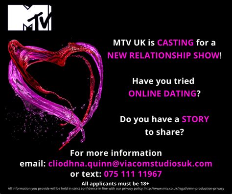 mtv uk casting dating show uk singles