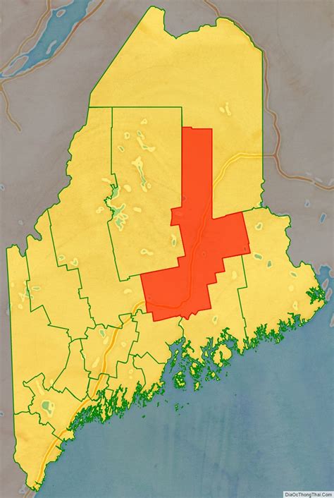 Map Of Penobscot County Maine