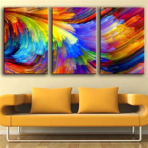 Hd Abstract 3 Piece Canvas Prints Painting Spot The Pattern Paint The