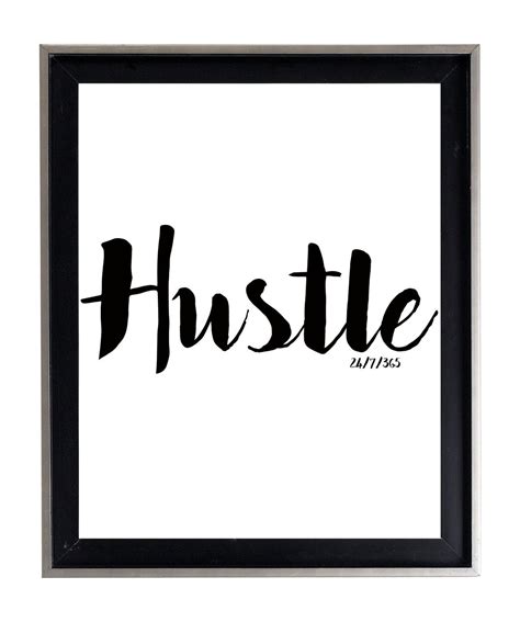 Hustle 247365 Art Print Matte Print Poster 16 X 20 Splatter