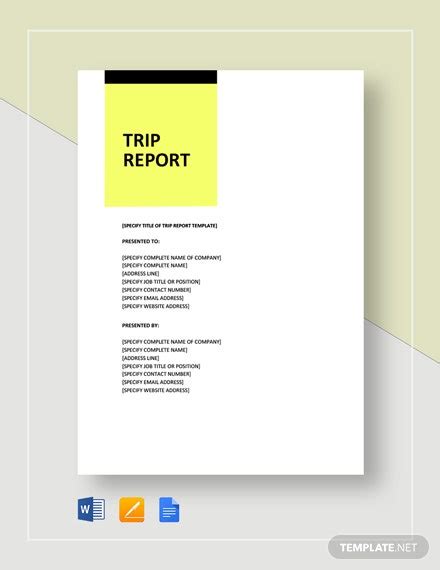 🏷️ How To Write A Trip Report Trip Report Template 2022 11 02