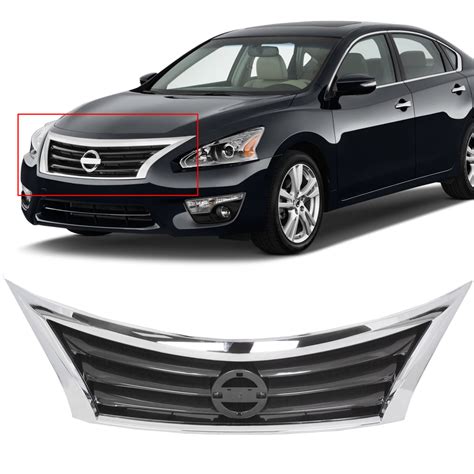 For 2013 2015 14 Nissan Altima Front Bumper Grille Upper Grill