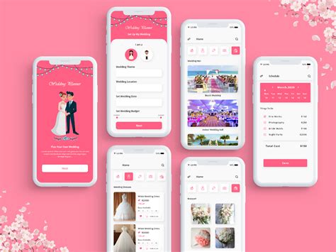 Wedding Planner App Design Uplabs
