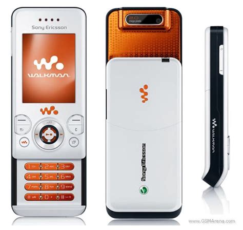 Sony Ericsson Flip Phone Orange