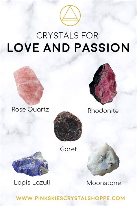 Crystals For Love And Passion Crystals Cleansing Crystals Chakra